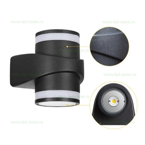 Aplica LED 2x7W Exterior LZ201748-2 - Img 2