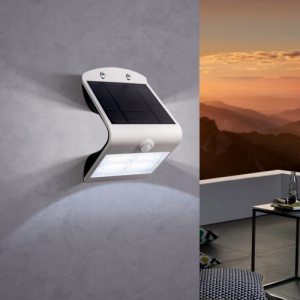 Aplica LED 3W Exterior Senzor Solara 3 Functii LAMOZZO  - Img 3
