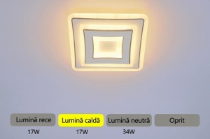 Aplica LED 53W 3 Functii LZ75L312 - Img 2