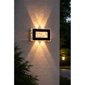 Aplica LED 6W Exterior Neagra LZ112-4 - Img 2