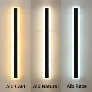 Aplica LED Exterior Negru 60cm LZ904
