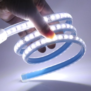 Banda LED 2835 100 SMD/ML 220V Superflux Taiere 10CM - Img 5