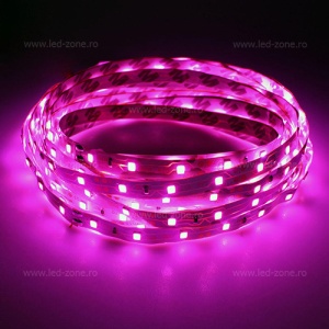 Banda LED 2835 60 SMD/ML Interior Magenta 12V - Img 2