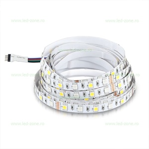 Banda LED 5050 30 SMD/ML RGB+W Interior 24V - Img 2