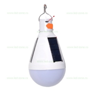Bec LED 7W 220V Glob Incarcare Solara IP65 Emergenta - Img 2