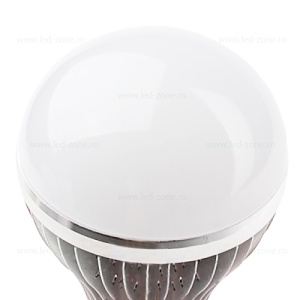 Bec LED E27 15W Glob Mat Aluminiu - Img 3
