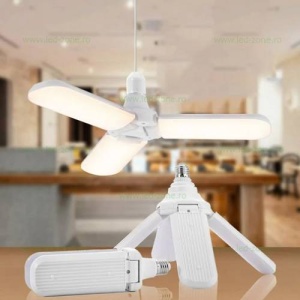 Bec LED E27 45W Pliabil 3 Segmente - Img 2