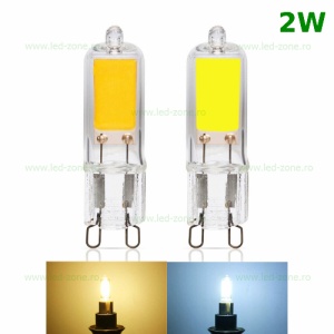 Bec LED G9 2W Corn Sticla - Img 1