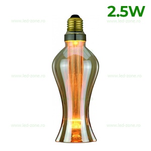 Bec LED Vintage E27 2.5W Felinar