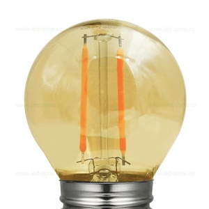 Bec LED Vintage E27 2W G45 - Img 4