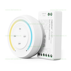 Controller Banda LED Dual White CCT 12A 144W Telecomanda - Img 1