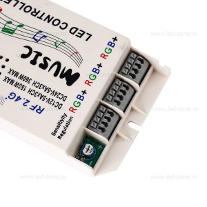 Controller Muzical Banda LED RGB 15A 180W Telecomanda RF - Img 2