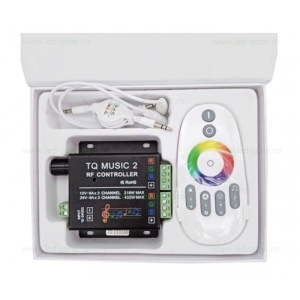 Controller Muzical Banda LED RGB 18A 216W Telecomanda RF - Img 5