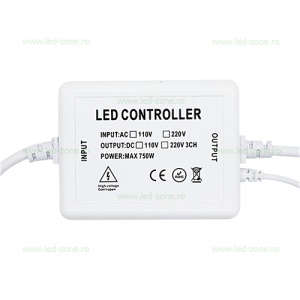 Controller Neon Flex RGB 15x26mm 220V 720W IR - Img 2