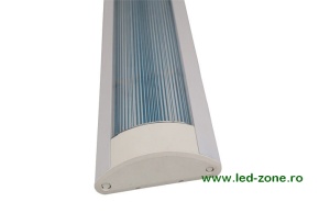 Corp Iluminat LED 2x9W 60cm Dispersor Clar - Img 1