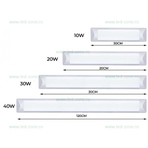 Corp Iluminat LED 40W 120cm Aluminiu - Img 3