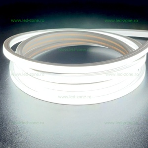Furtun LED Neon Flex Slim 220V 10x10mm Taiere 10cm - Img 2