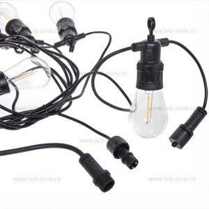 Ghirlanda 10M cu 20 Becuri LED Filament Clare Para