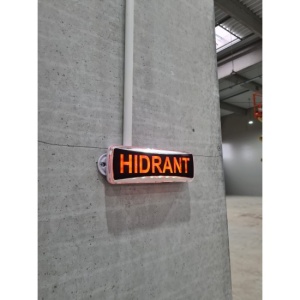 Indicator LED 3W Exit Hidrant cu Autocolant - Img 4