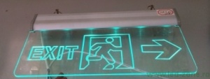 Indicator LED Exit Dreapta Acril - Img 2