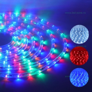 Instalatie LED SMD Furtun Diverse Culori Efect Ploaie 10m - Img 4