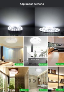 Kit LED Plafoniera 24W Rotund SMD2835