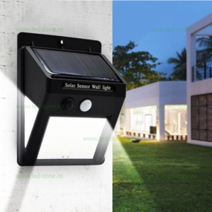Lampa LED Exterior 8W 40 SMD Solara Senzor - Img 2