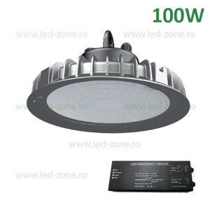 Lampa LED Iluminat Industrial 100W UFO DUBLIN Emergenta