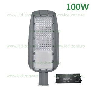 Lampa LED Iluminat Stradal 100W PRAGUE Emergenta