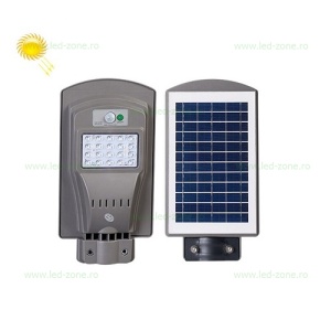 Lampa LED Iluminat Stradal 30W Solara cu Senzor Miscare LZ7873
