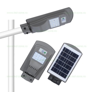Lampa LED Iluminat Stradal 30W Solara cu Senzor Miscare LZ7873 - Img 3