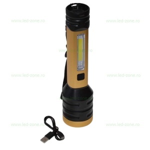 Lanterna LED De Mana 30W COB cu Acumulator