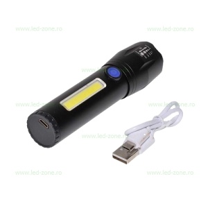 Lanterna LED De Mana 3W COB ZOOM C81 - Img 3