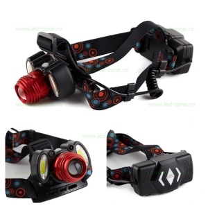 Lanterna LED Frontala 10W Senzor si Acumulator - Img 3