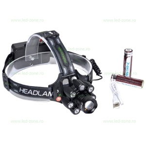 Lanterna LED Frontala 40W 8LED Acumulator - Img 4