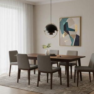 Lustra 1 Soclu E27 Neagra LZ801-1 - Img 2