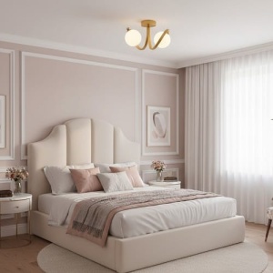 Lustra 2 Socluri E27 Aurie LZ336