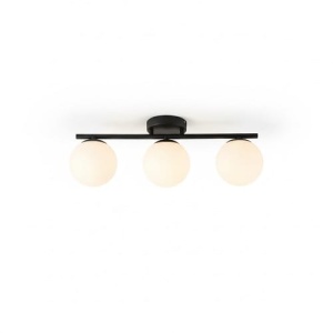 Lustra 3 Socluri E27 Neagra LZ117-3