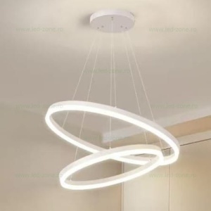 Lustra LED 108W Alba 3 Functii cu Telecomanda LZ14