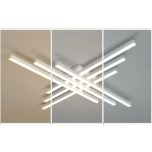 Lustra LED 112W Alba 3 Functii cu Telecomanda LZ116-6