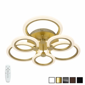 Lustra LED 120W 3 Functii Dimabila cu Telecomanda LZ6601-3+3