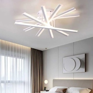 Lustra LED 120W Alba 3 Functii cu Telecomanda LZ125