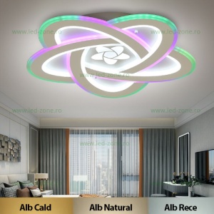 Lustra LED 121W 3 Functii RGB Smart Dimabila cu Telecomanda LZ9217-5 - Img 1