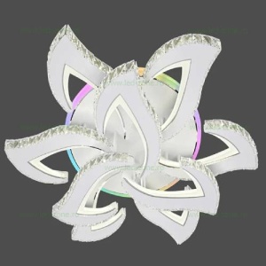 Lustra LED 135W 3 Functii RGB Smart Dimabila cu Telecomanda Cristal LZ7316-6+3 - Img 3