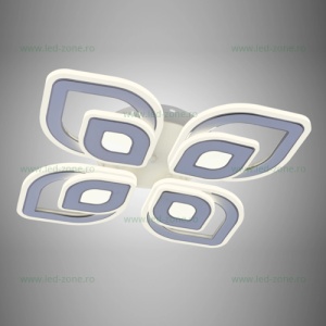 Lustra LED 168W 3 Functii Dimabila cu Telecomanda LZR9007-4+4 - Img 2