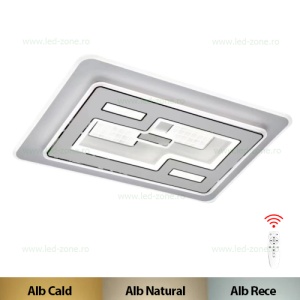 Lustra LED 180W 3 Functii Dimabila cu Telecomanda LZ9021 - Img 1