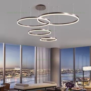 Lustra LED 204W Dimabila 3 Functii cu Telecomanda LZ1796