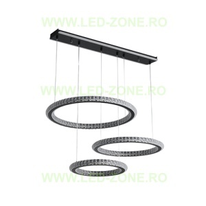 Lustra LED 314W 3 Functii Dimabila cu Telecomanda Cristal LZ5919-3