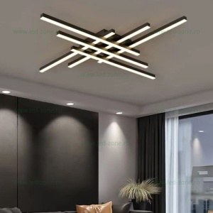 Lustra LED 55W 3 Functii Dimabila cu Telecomanda LZC80534 - Img 2