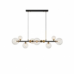 Lustra LED 56W 8 Globuri Lumina Calda LZ4066 - Img 3